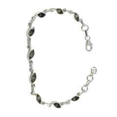 Mila Fashion Tiny Brown Links Bracelet
