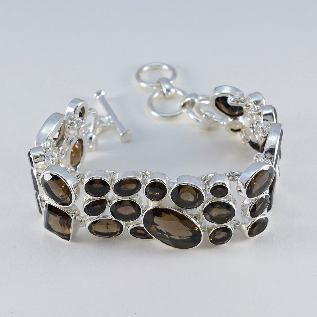 Natalie Party Statement Brown Links Bracelet