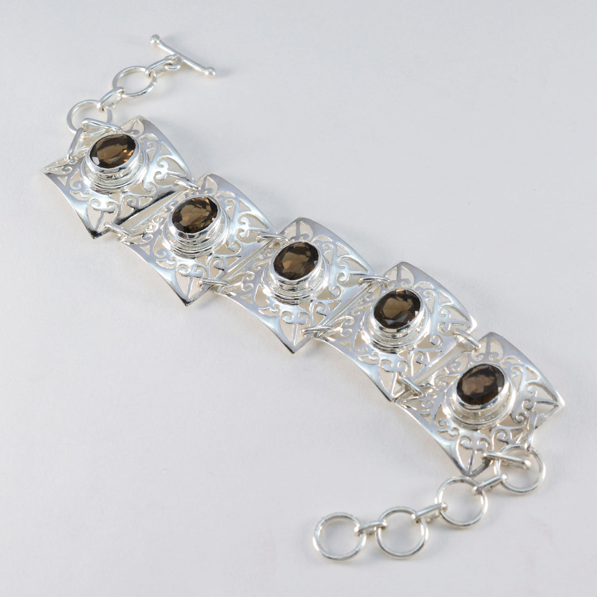 Sofia Couture Tiny Brown Tennis Bracelet