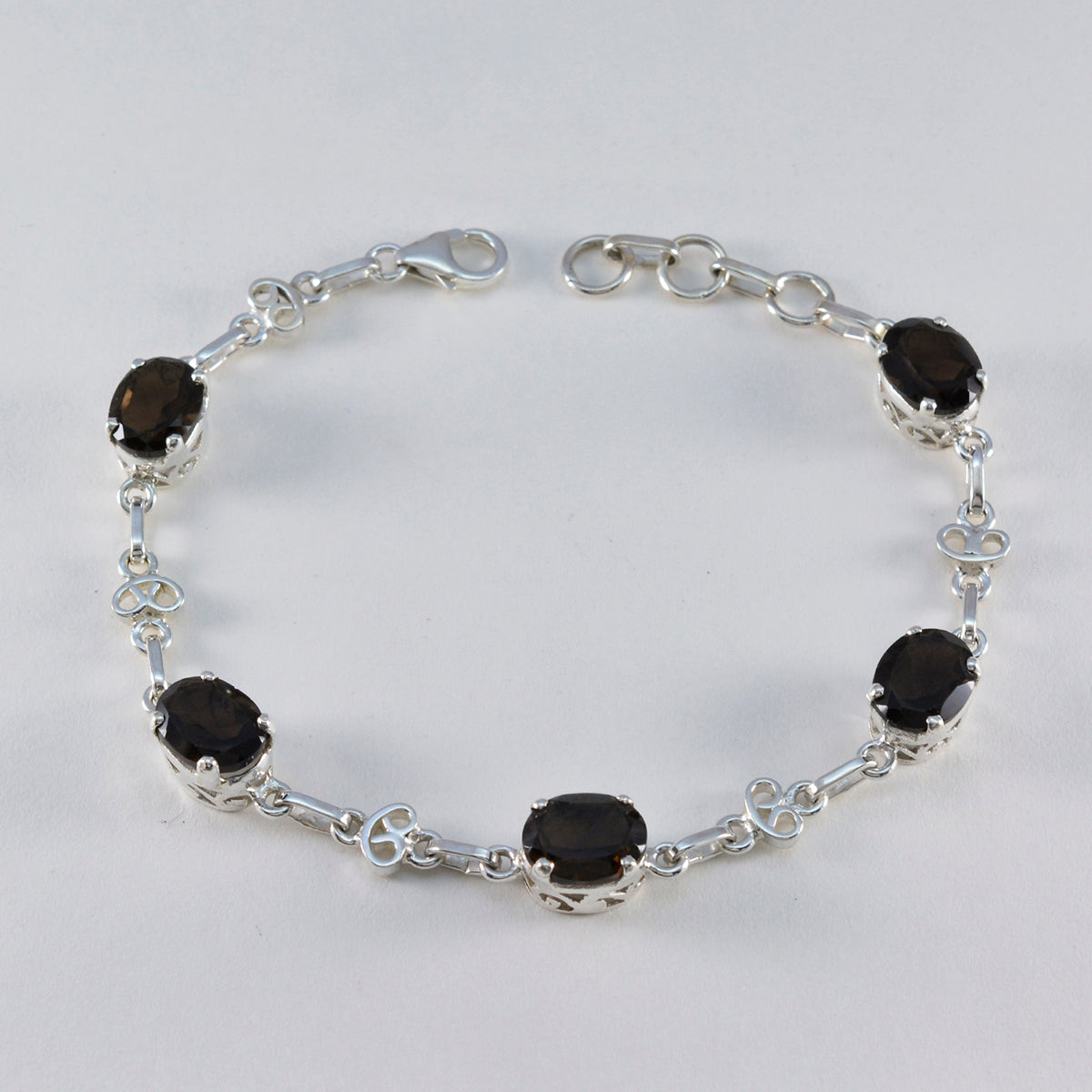 Autumn Gift for Her Featherlight Brown Links Bracelet