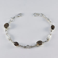 Nora Glamour Dainty Brown Links Bracelet