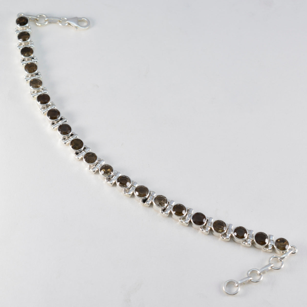 Giulia Karwa Chauth Classic Brown Tennis Bracelet
