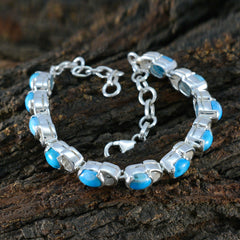Alice Comfort Fit Tiny Turquoise Tennis Bracelet