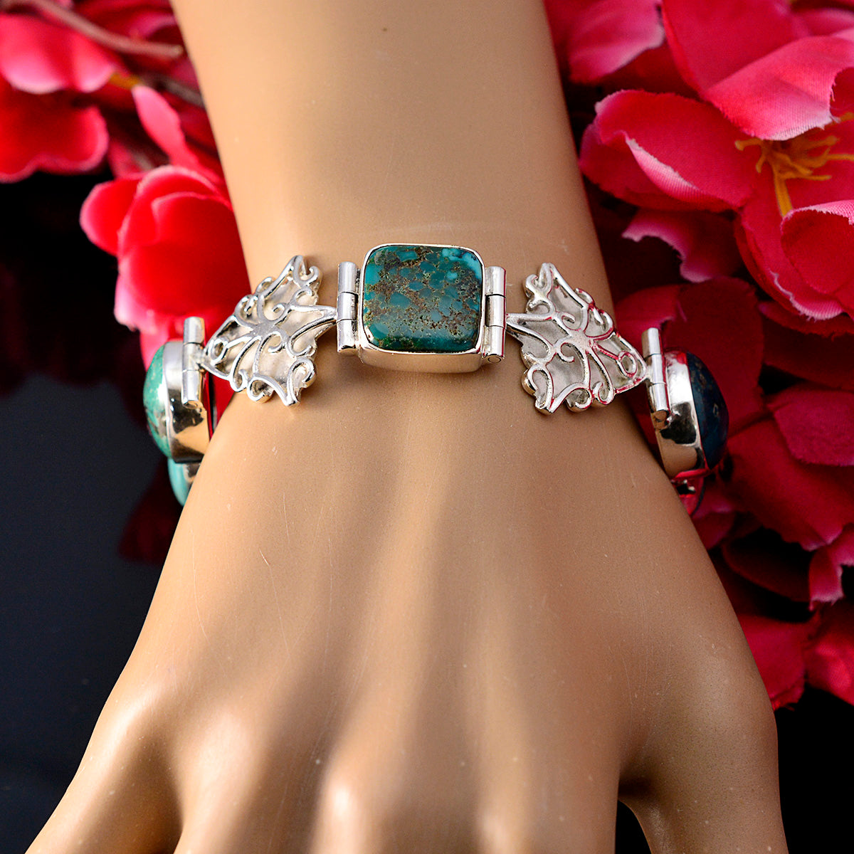 Nova Memorial Versatile Turquoise Links Bracelet