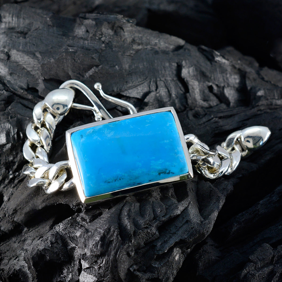 Pauline Fashion Edgy Blue Chain Bracelet