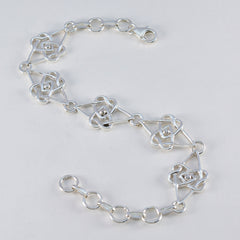 Penelope bollywood Featherlight White Links Bracelet