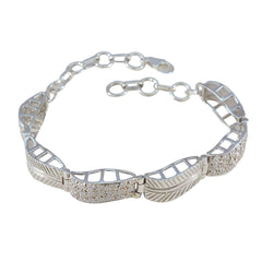Riley Office Versatile White Tennis Bracelet White CZ White