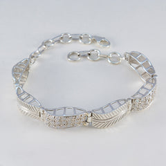 Riley Office Versatile White Tennis Bracelet