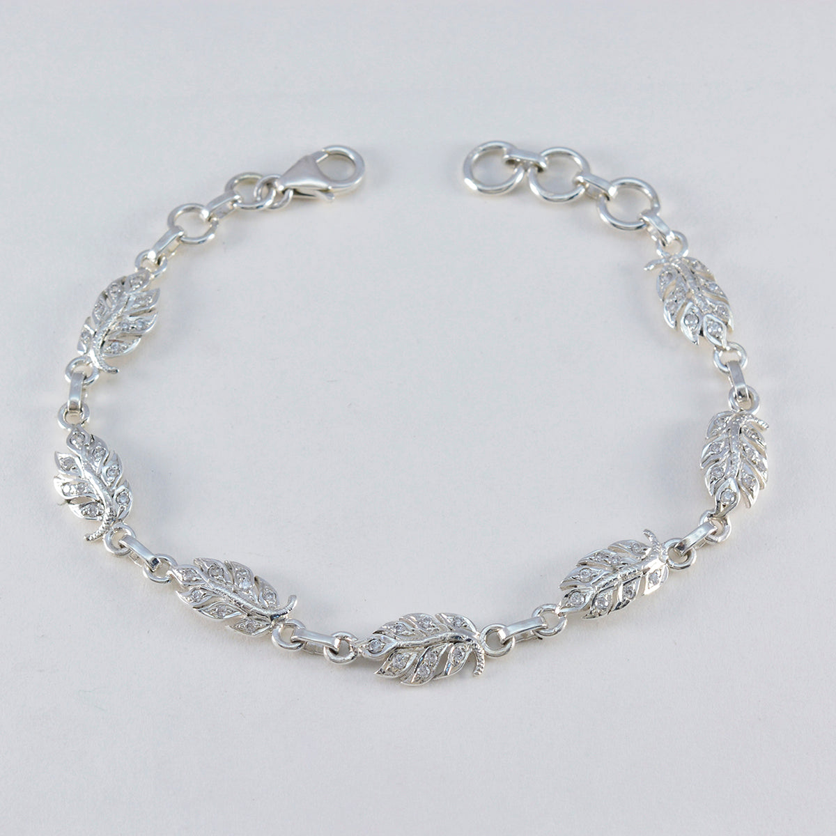 Sarah Red Carpet Elegant White Links Bracelet