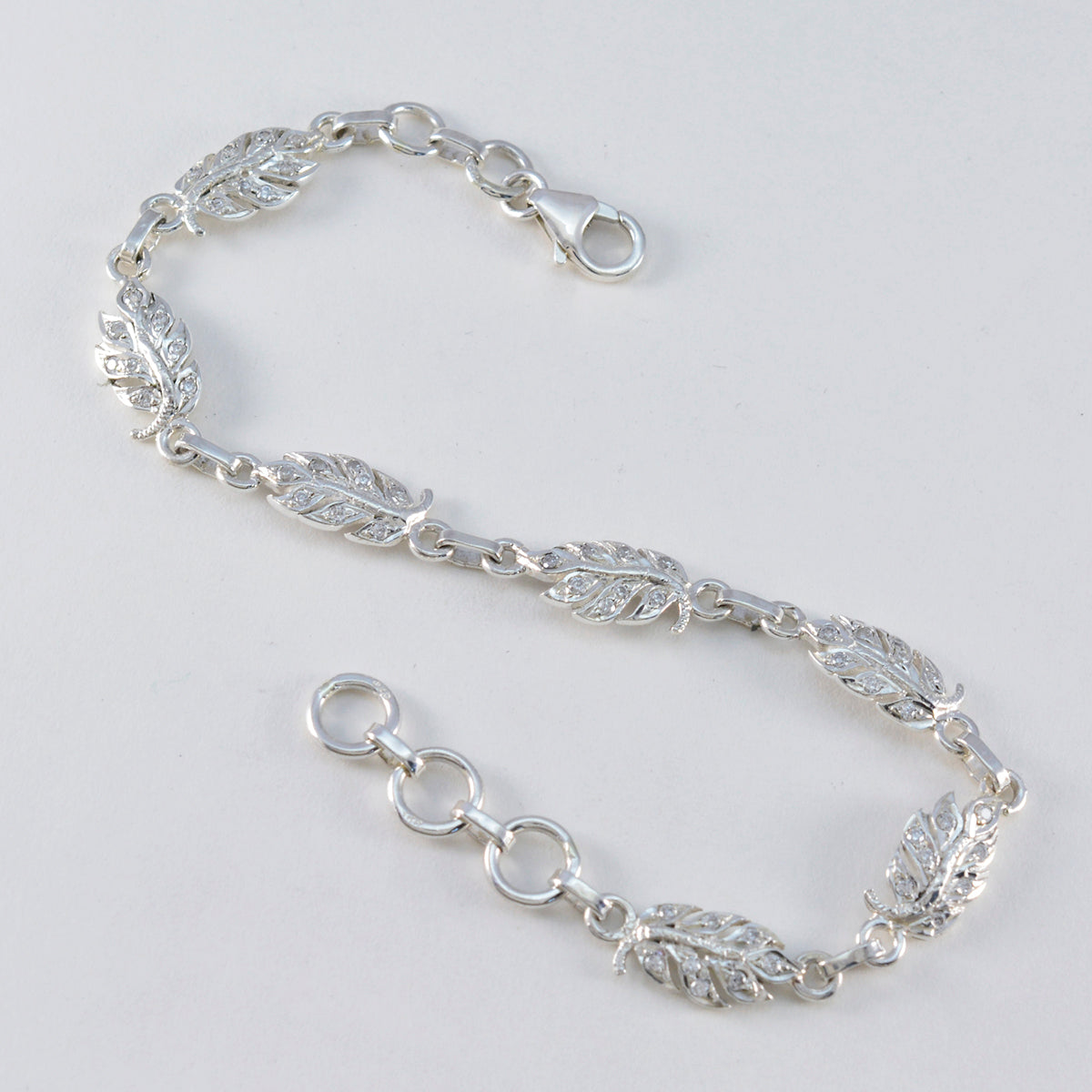 Sarah Red Carpet Elegant White Links Bracelet