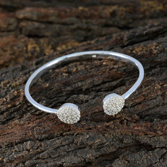 Scarlett Luxury Featherlight White Bangle Bracelet