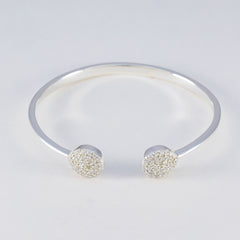 Scarlett Luxury Featherlight White Bangle Bracelet