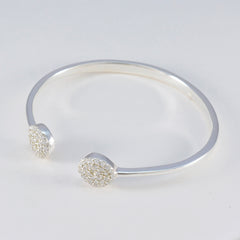 Scarlett Luxury Featherlight White Bangle Bracelet