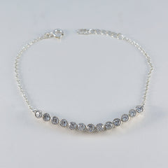 Natalie Bhai Dooj Whisper-thin White Tennis Bracelet