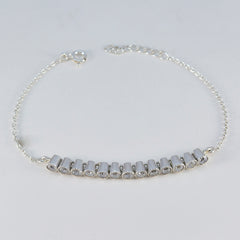 Natalie Bhai Dooj Whisper-thin White Tennis Bracelet