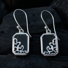 Zoe Blue Classic Solitaire Dangle Earring