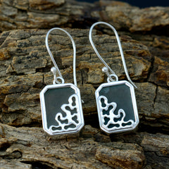 Zoe Blue Classic Solitaire Dangle Earring