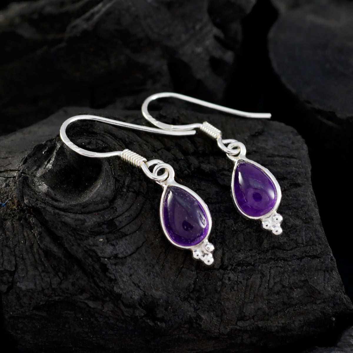 Gabriela Purple Elegant multiple Dangle Earring