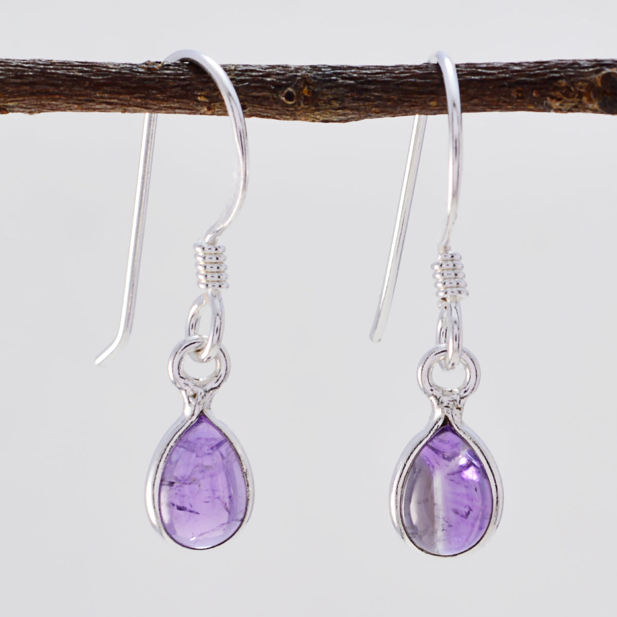 Eun ji Purple Elegant multiple Dangle Earring