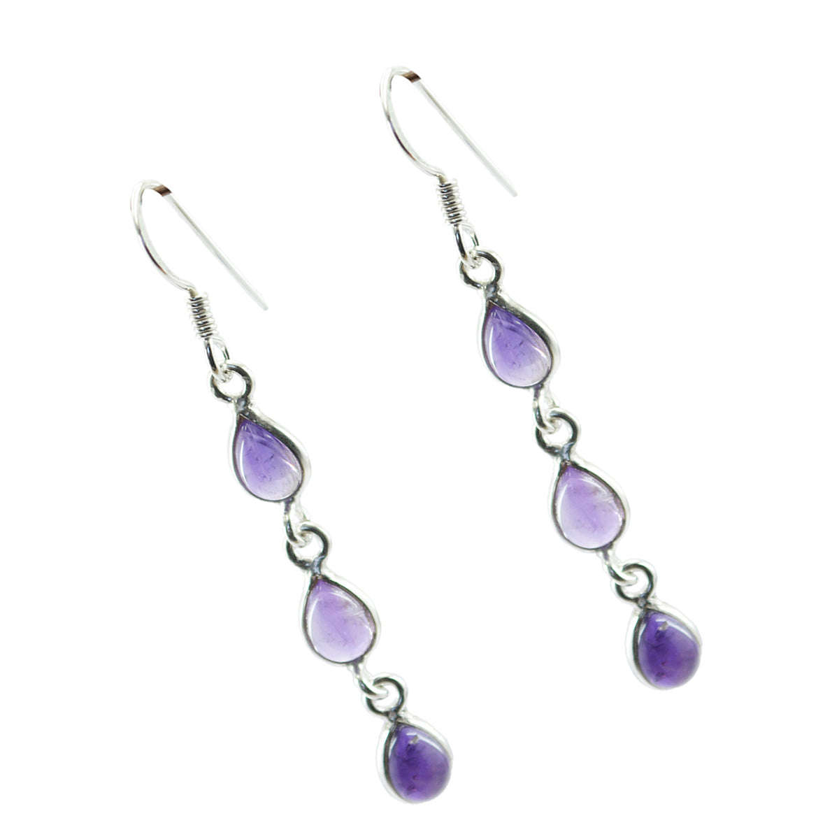 Hina Purple Delicate multiple Dangle Earring