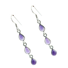 Hina Purple Delicate multiple Dangle Earring