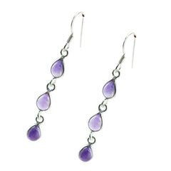 Hina Purple Delicate multiple Dangle Earring
