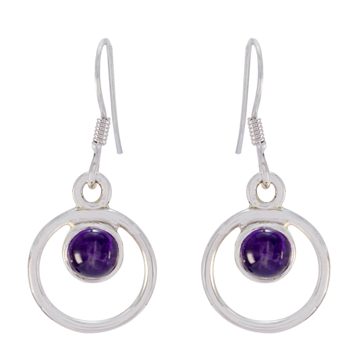Min seo Purple Delicate multiple Dangle Earring Amethyst Purple Dangle