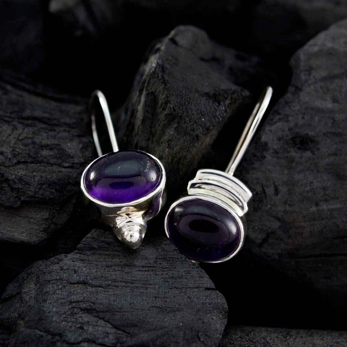 Yuki Purple Slim multiple Dangle Earring