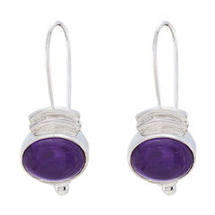 Yuki Purple Slim multiple Dangle Earring Amethyst Purple Dangle