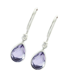 Ji eun Purple Featherlight multiple Dangle Earring