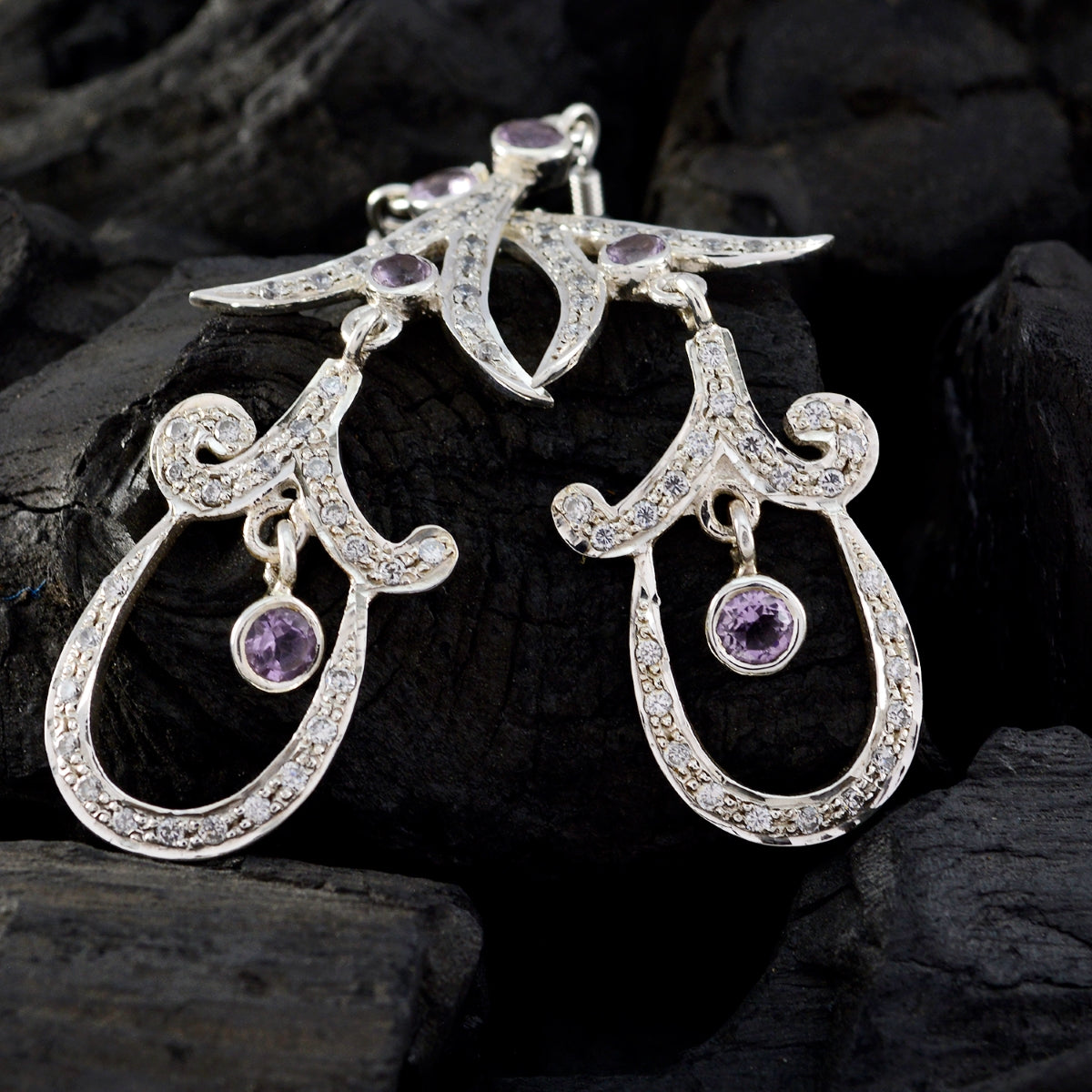 Siti Purple Essential multiple Stud Earring
