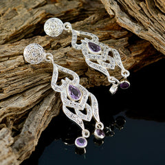 Putri Purple Edgy multiple Stud Earring