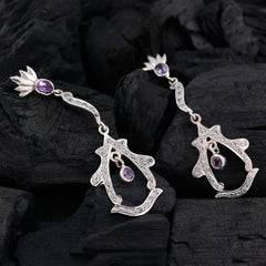 Zara Purple Edgy multiple Stud Earring