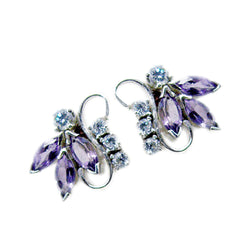 Joaquina Purple Dainty multiple Stud Earring