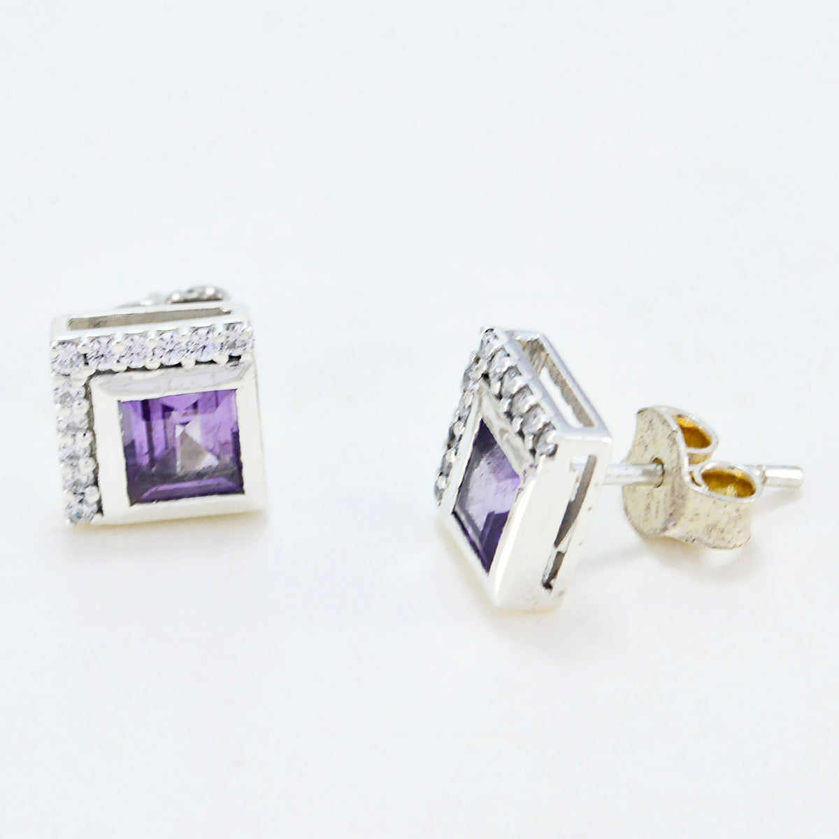Lorena Purple Delicate multiple Stud Earring