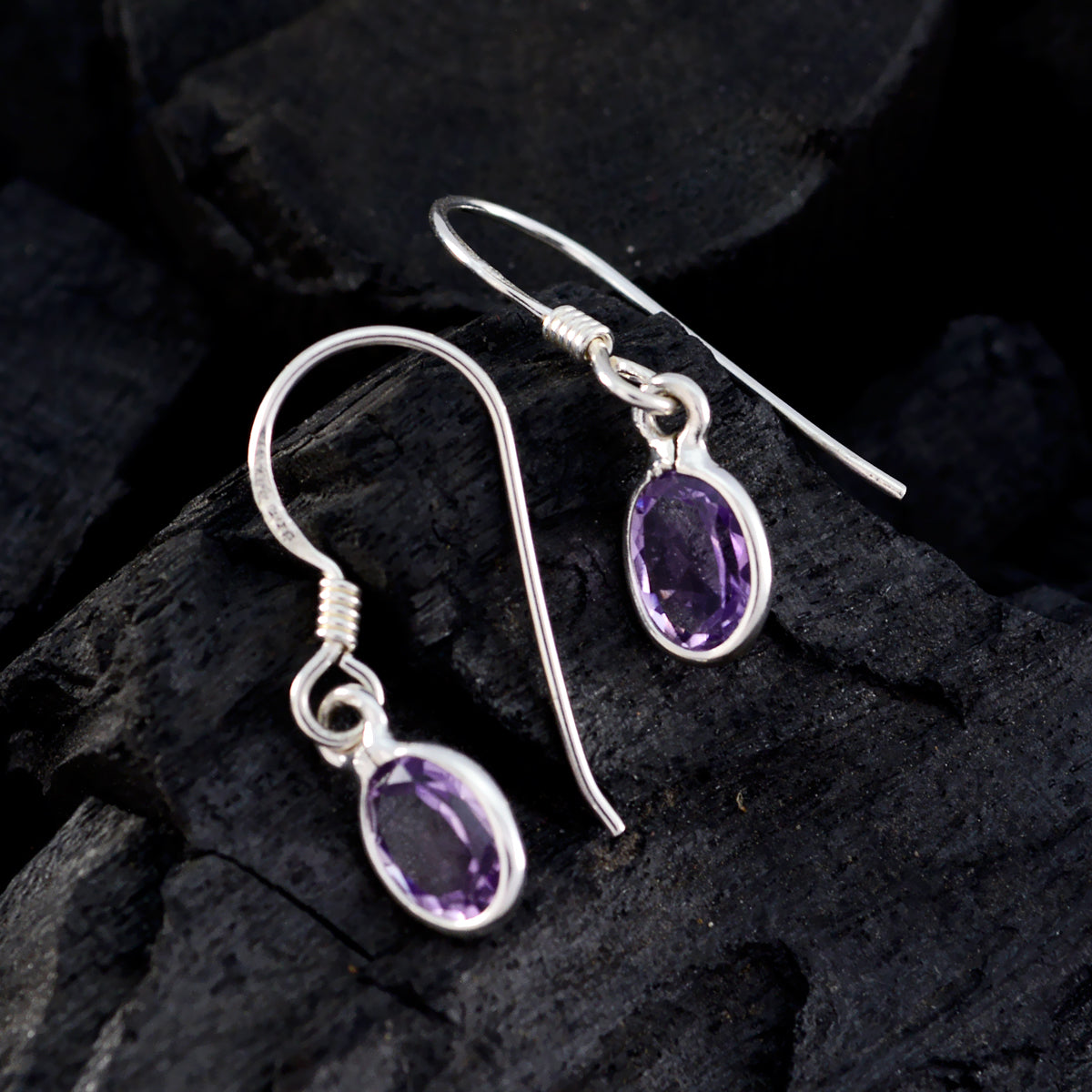 María Purple Elegant multiple Dangle Earring