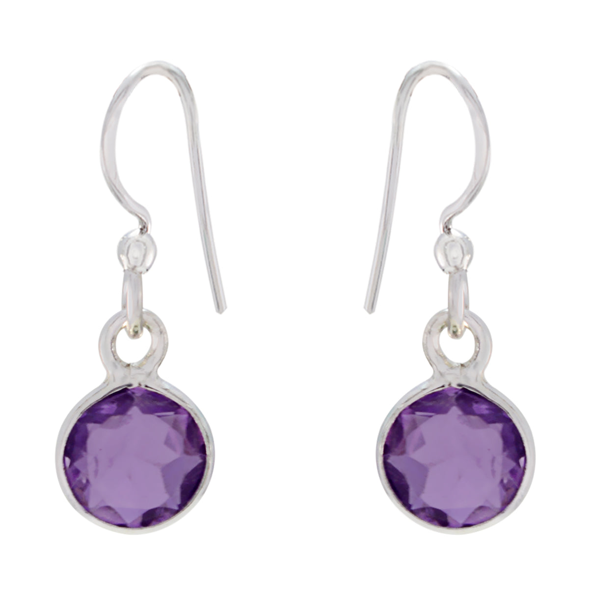 Nayara Purple Elegant multiple Dangle Earring Amethyst Purple Dangle