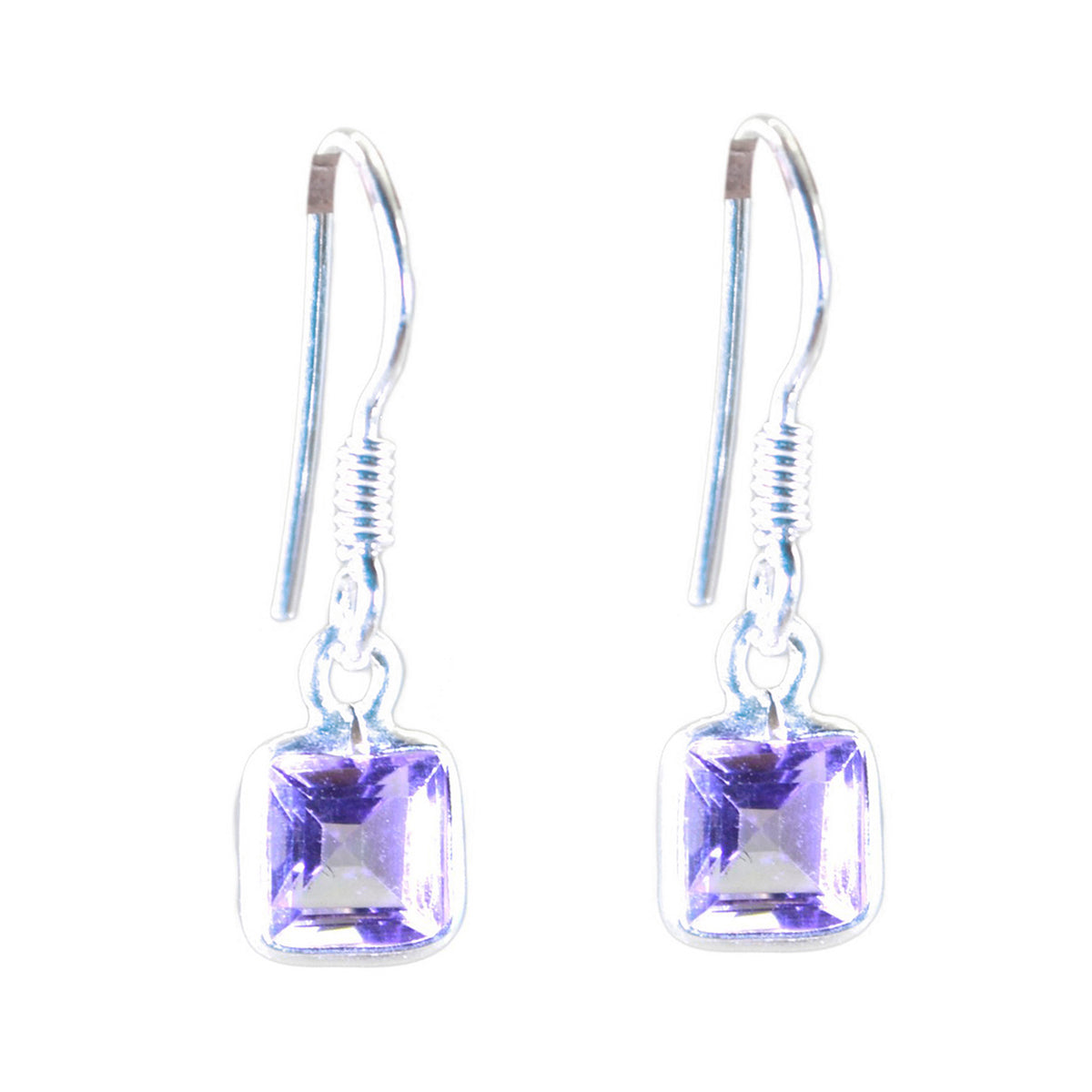 Mariana Purple Elegant multiple Dangle Earring Amethyst Purple Dangle
