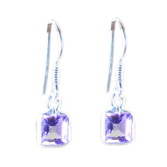 Mariana Purple Elegant multiple Dangle Earring Amethyst Purple Dangle
