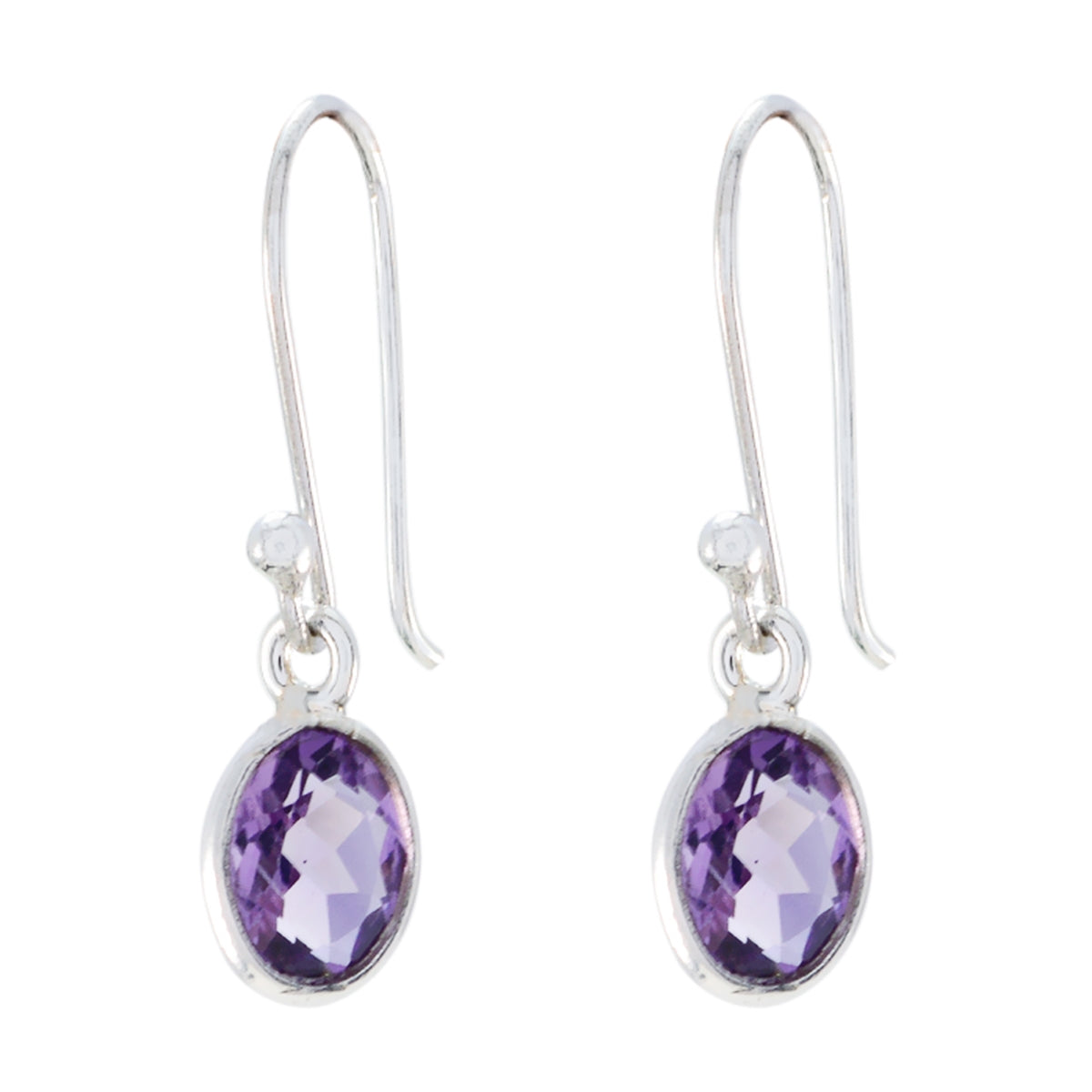 Micaela Purple Elegant multiple Dangle Earring Amethyst Purple Dangle
