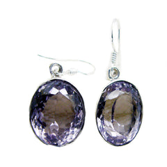 Aria Purple Dainty multiple Dangle Earring Amethyst Purple Dangle