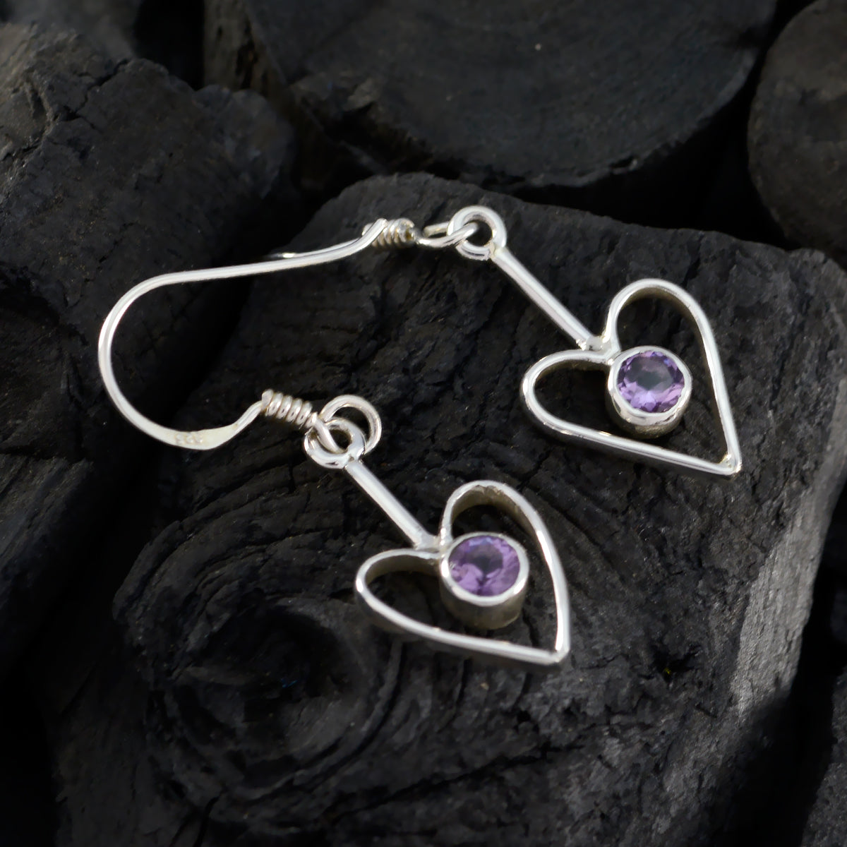 Autumn Purple Delicate multiple Dangle Earring