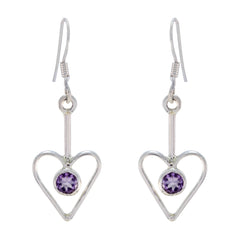 Autumn Purple Delicate multiple Dangle Earring Amethyst Purple Dangle