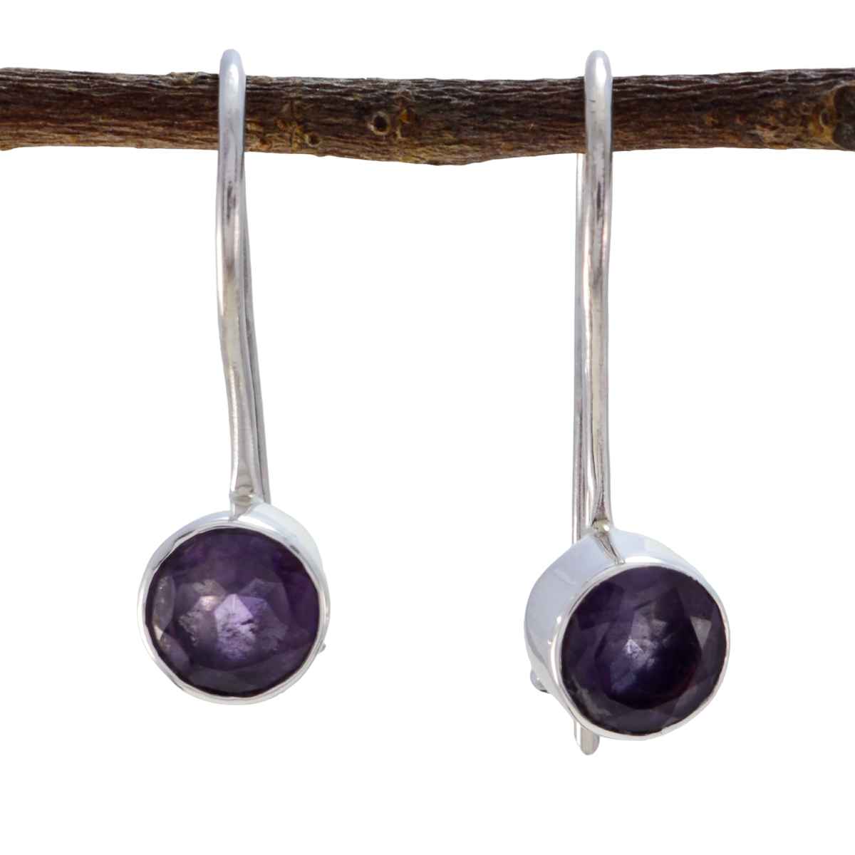 Bianca Purple Elegant multiple Dangle Earring Amethyst Purple Dangle
