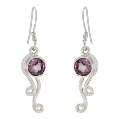 Nella Purple Delicate multiple Dangle Earring Amethyst Purple Dangle