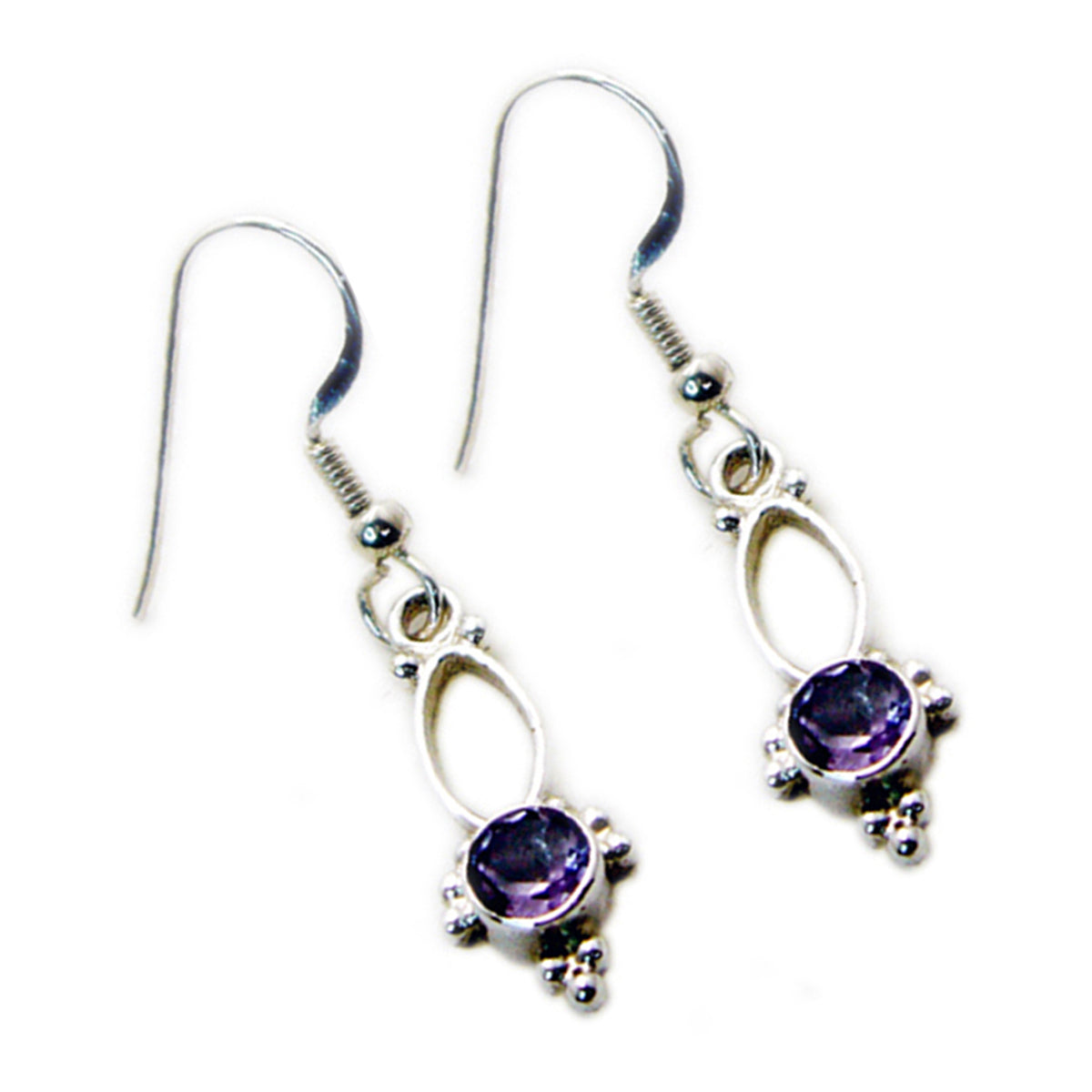 Clara Purple Delicate multiple Dangle Earring
