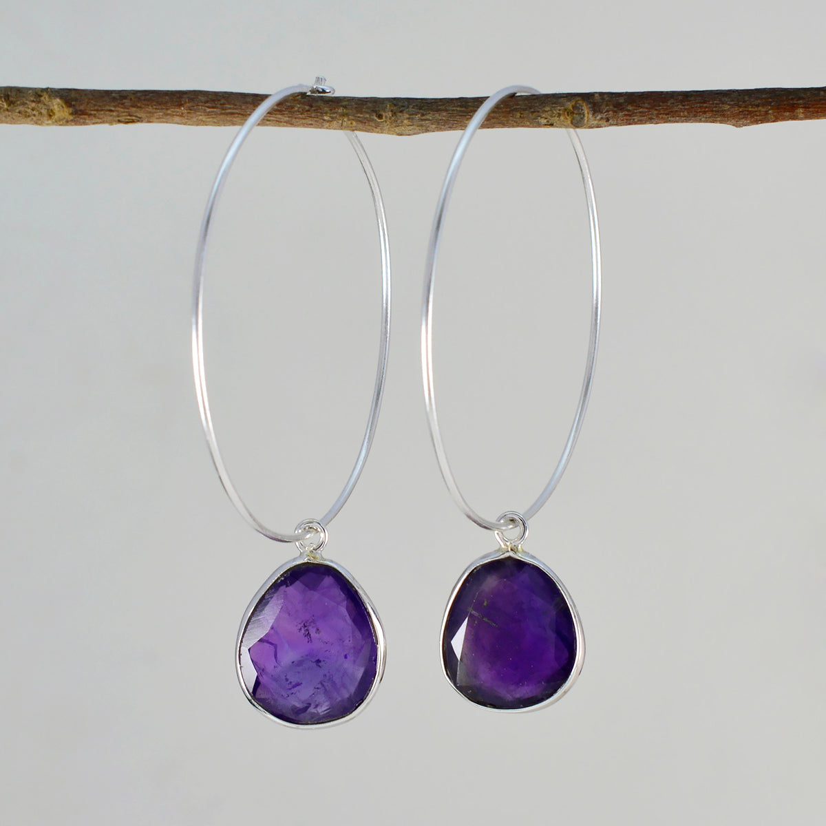 Eleanor Purple Tiny multiple Dangle Earring