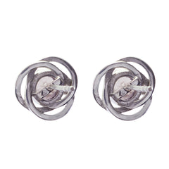 Eun ji Purple Dainty Solitaire Stud Earring