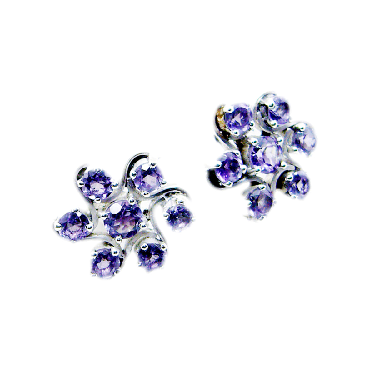 Sakura Purple Delicate multiple Stud Earring