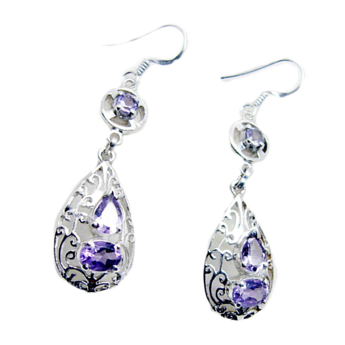 Soo jin Purple Tiny multiple Dangle Earring